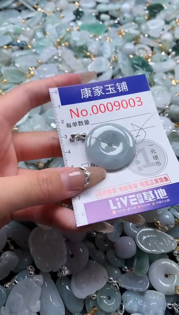 翡翠未镶嵌吊坠(不含链)9003