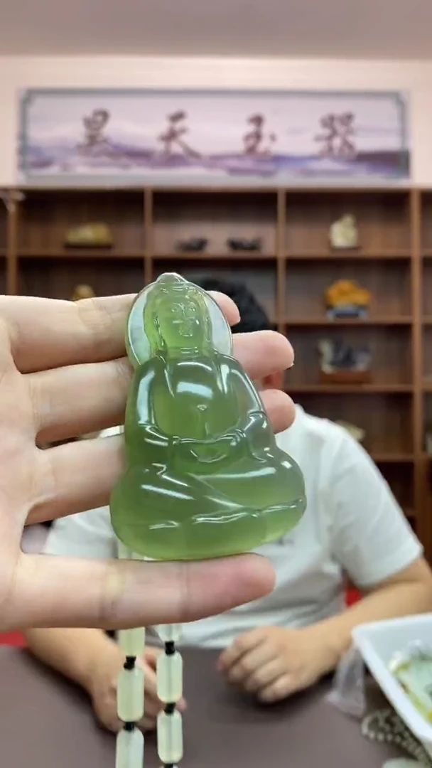 【闪购商品】岫玉颈饰未镶嵌观音吊坠
