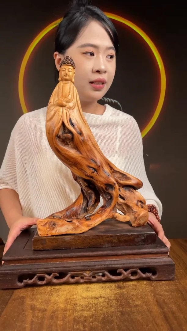 柏木（崖柏）手工摆件,先抢先得! 编号:310