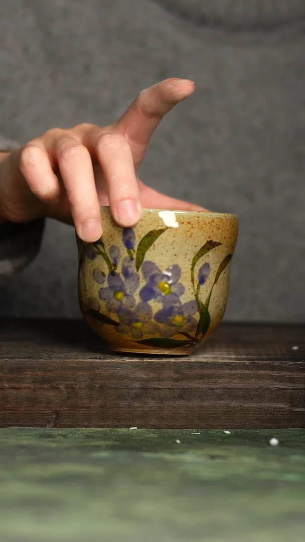 【闪购商品】杯青诗手工手绘瓷器