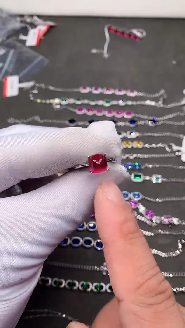 【闪购商品】红宝石戒指银S925镶嵌.....