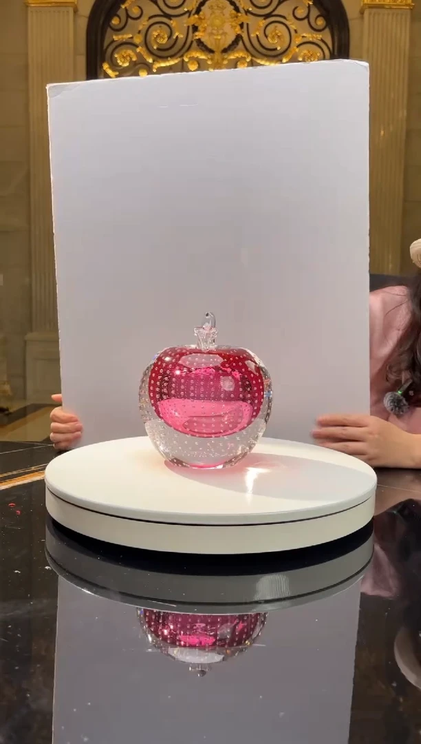 摆件JY0029-4金红苹果摆件