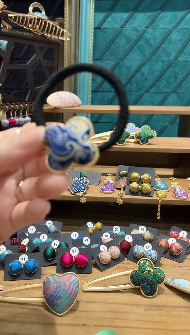 【闪购商品】【孤品车2.16】蓝金八达四叶草发绳
