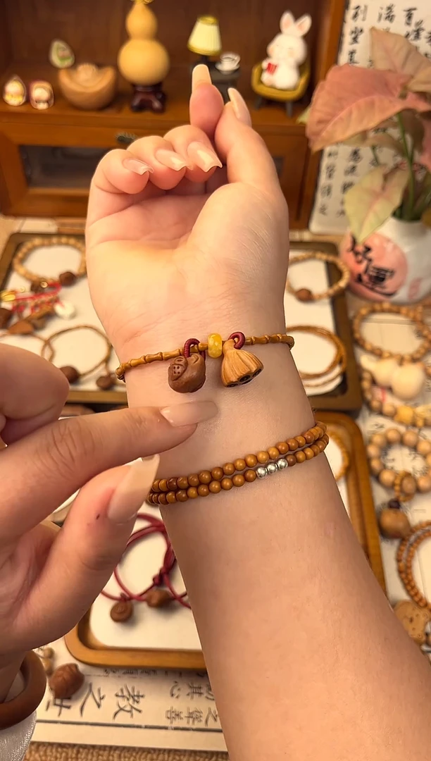 手串/手链核桃竹节好运连连一物一拍
