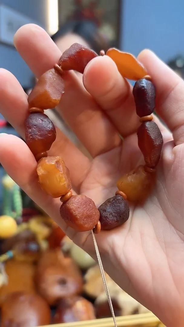 手链琥珀未镶嵌手串