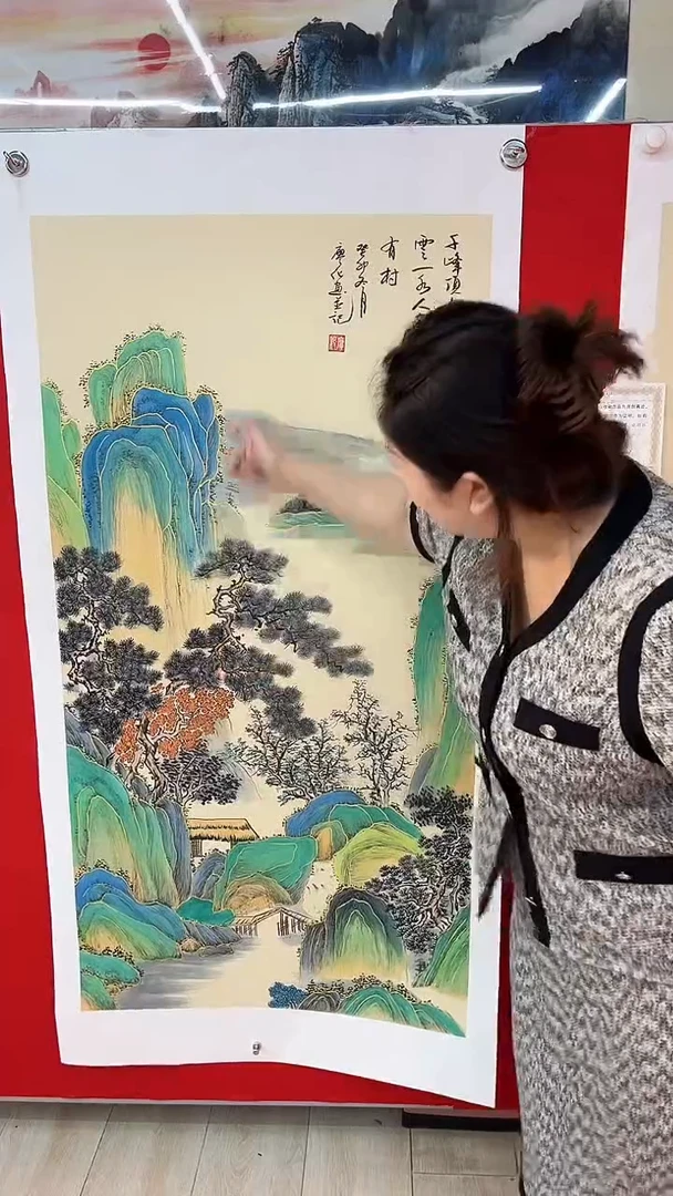 国画廖化老师国画作品