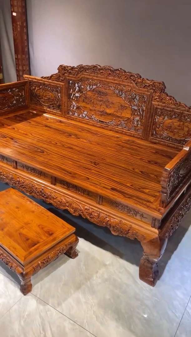 花梨木类花梨木 家具改价链接 全11000罗汉床 定1000
