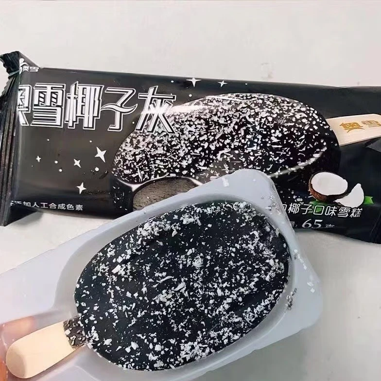 【双支】奥雪 椰子灰巧克力椰子口味雪糕 65g冰棍雪糕批发网红雪糕