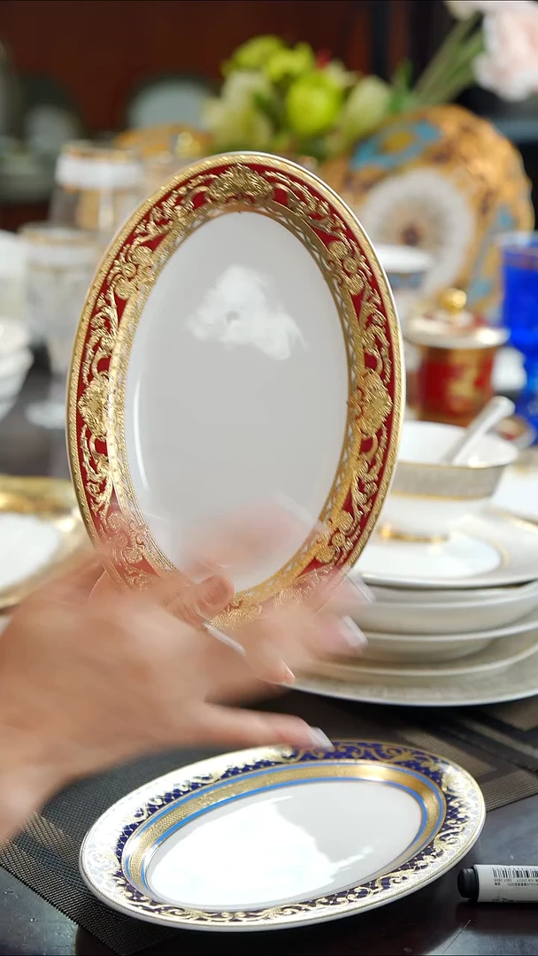 瓷片9寸鱼盘1个  福利价