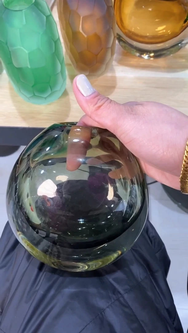 【闪购商品】琉璃慕忆家花瓶微瑕