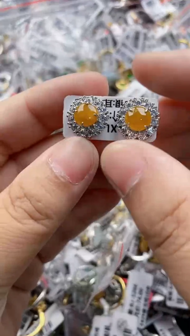 翡翠戒指银S925镶嵌555     4