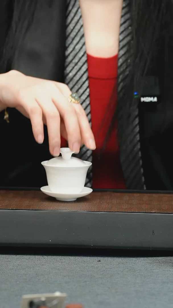 【闪购商品】杯五堂 玲珑骨瓷盖碗