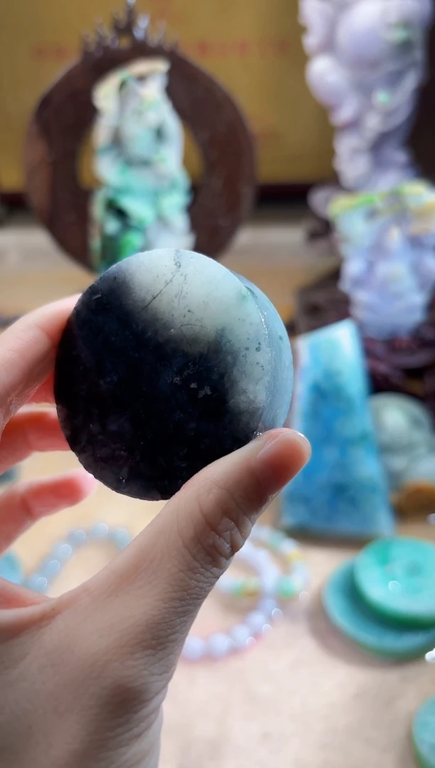 未镶嵌挂件翡翠A货柠优7568