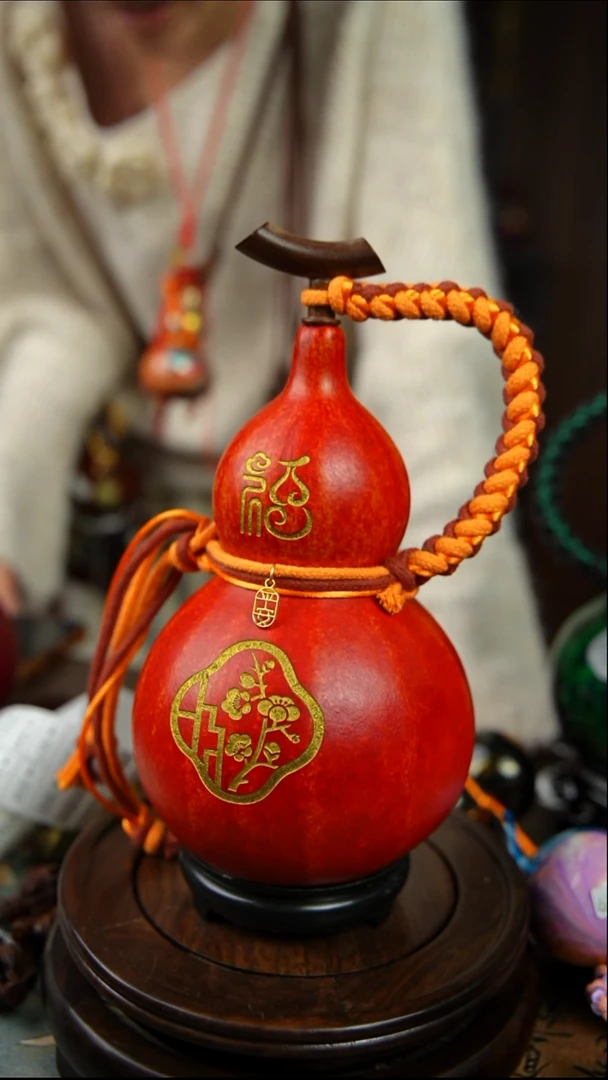 295号600ml左右非遗大漆酒葫芦