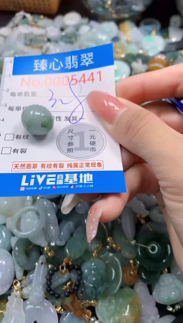 翡翠未镶嵌颈饰5441