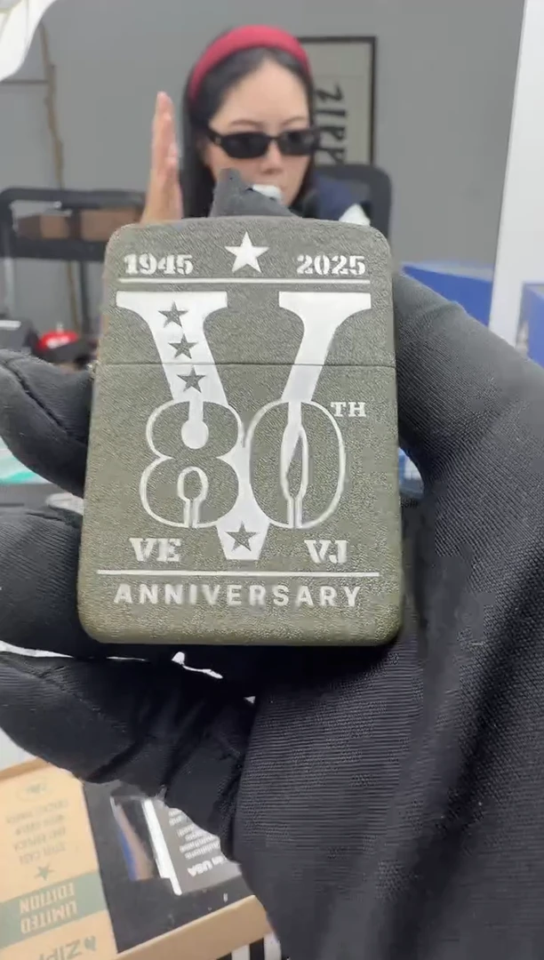 Zippo官方正品 80周年钢机