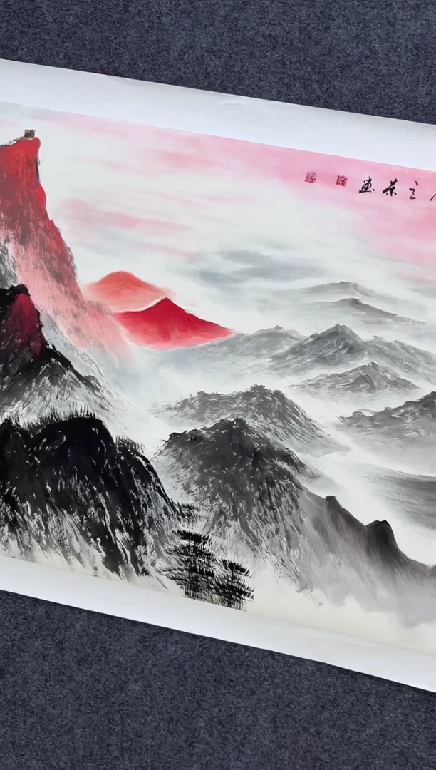 国画刘立荣亲笔绘画手绘作品D24