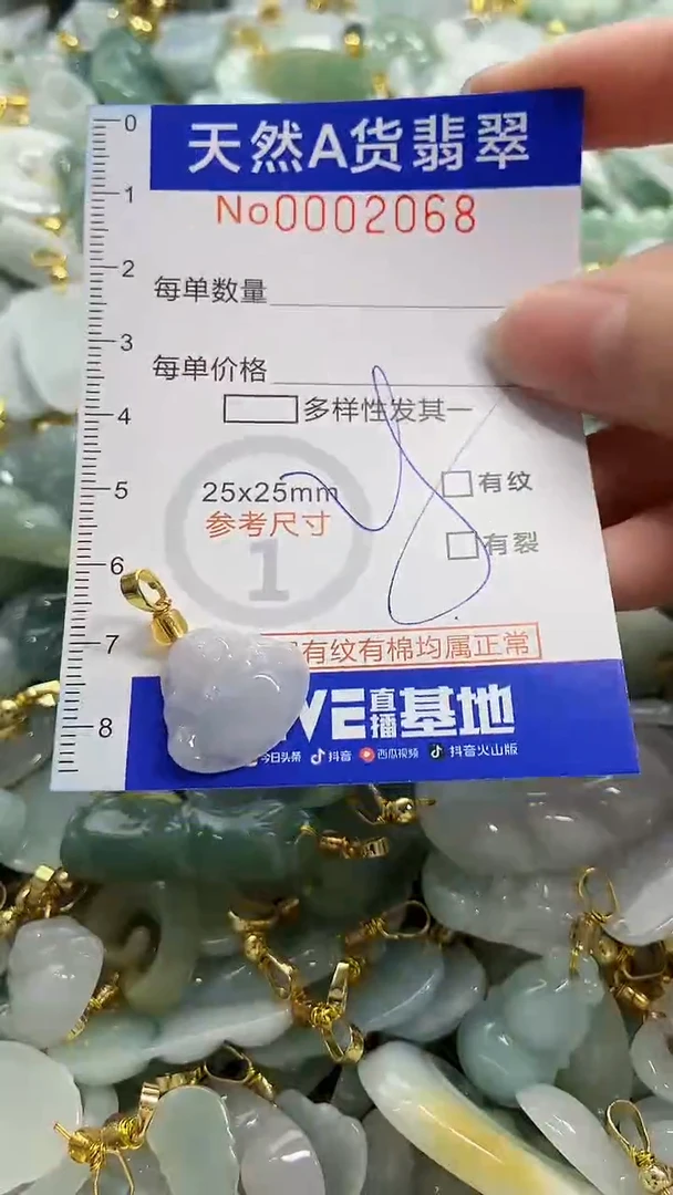 颈饰未镶嵌翡翠天然A货翡翠