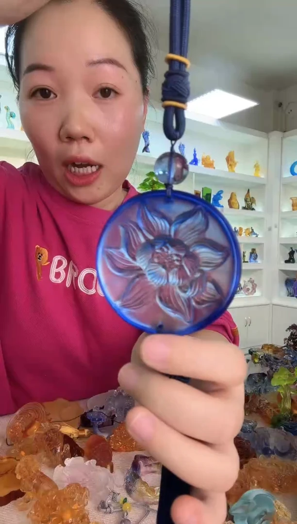 手工艺品琉璃莲花