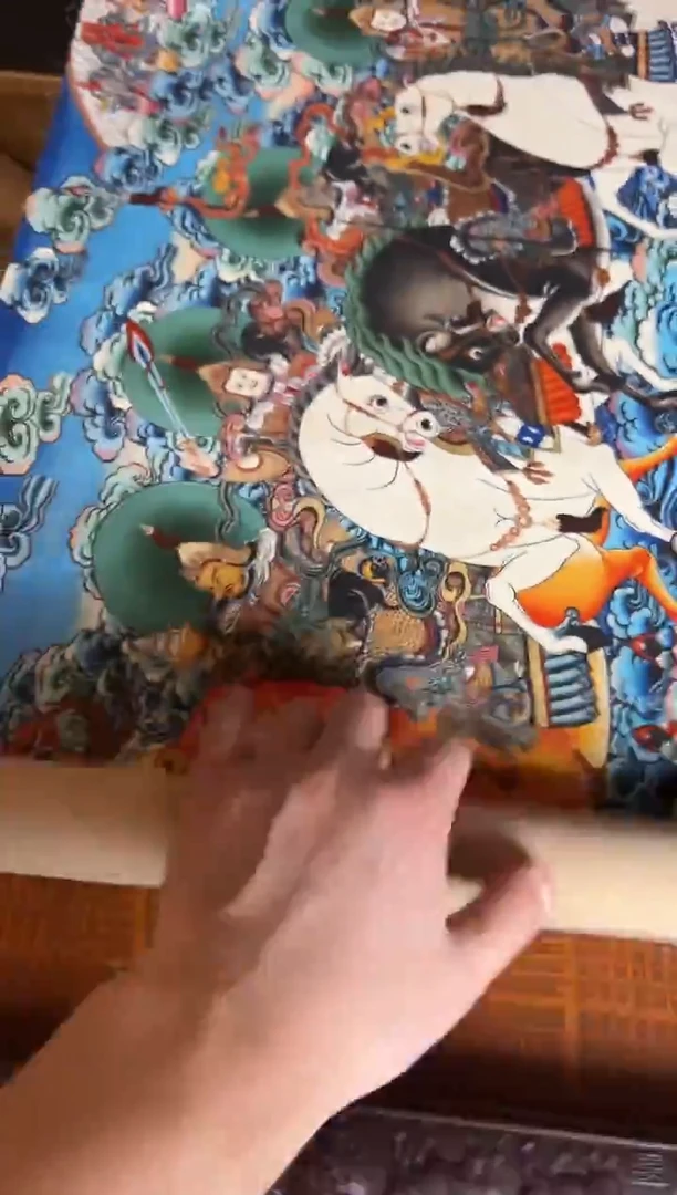 卷轴画手绘唐卡079