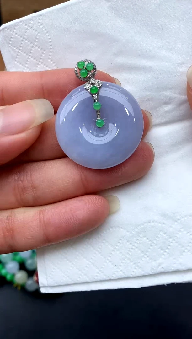 【闪购商品】翡翠颈饰18K金镶嵌89-中国好珍宝