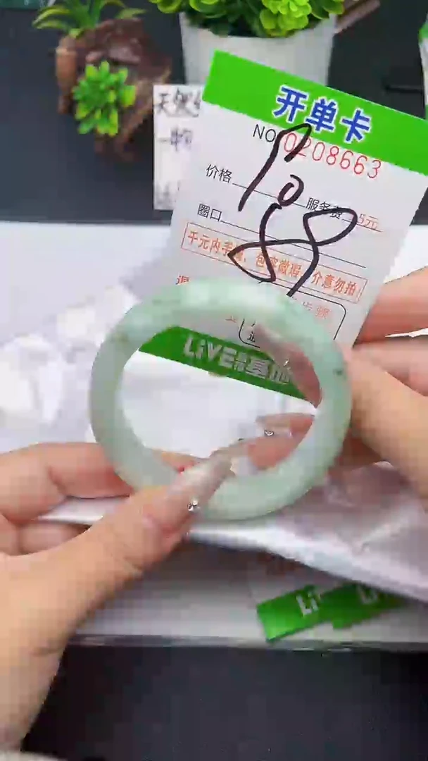 未镶嵌手镯翡翠63天然翡翠A货