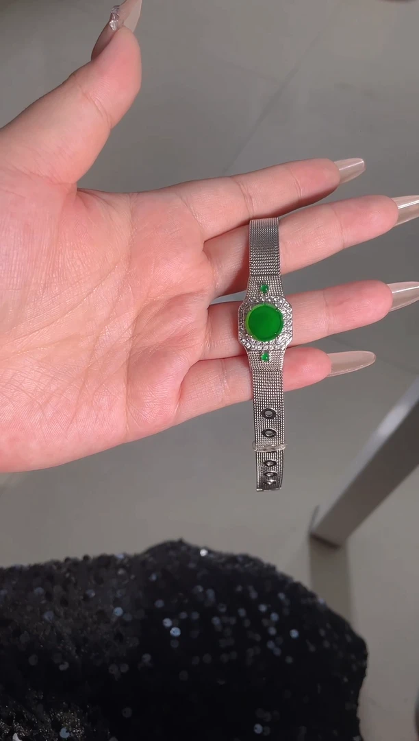 【闪购商品】翡翠手链未镶嵌天然A货翡翠