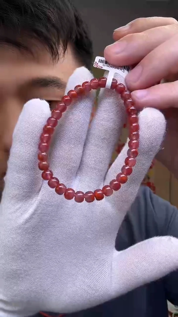 未镶嵌6mm南红玛瑙九口老型单圈