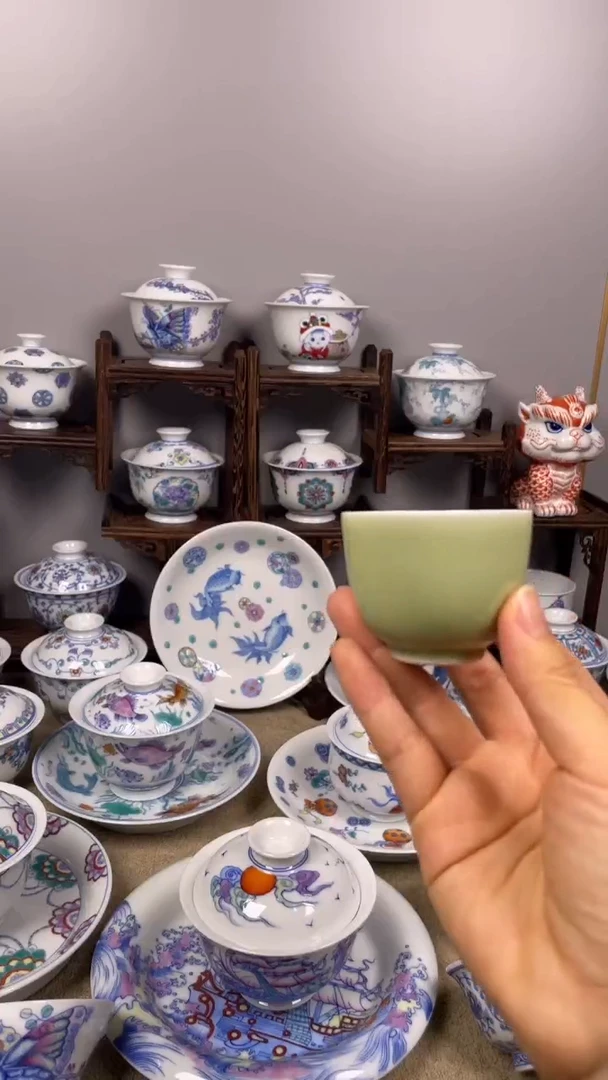 摆件景德镇手工手绘陶瓷