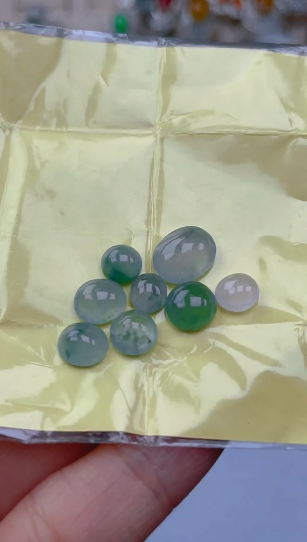 裸石翡翠天然翡翠蛋面28