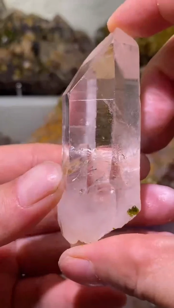 未镶嵌珠宝半成品水晶76号全透体四川超七花园水晶