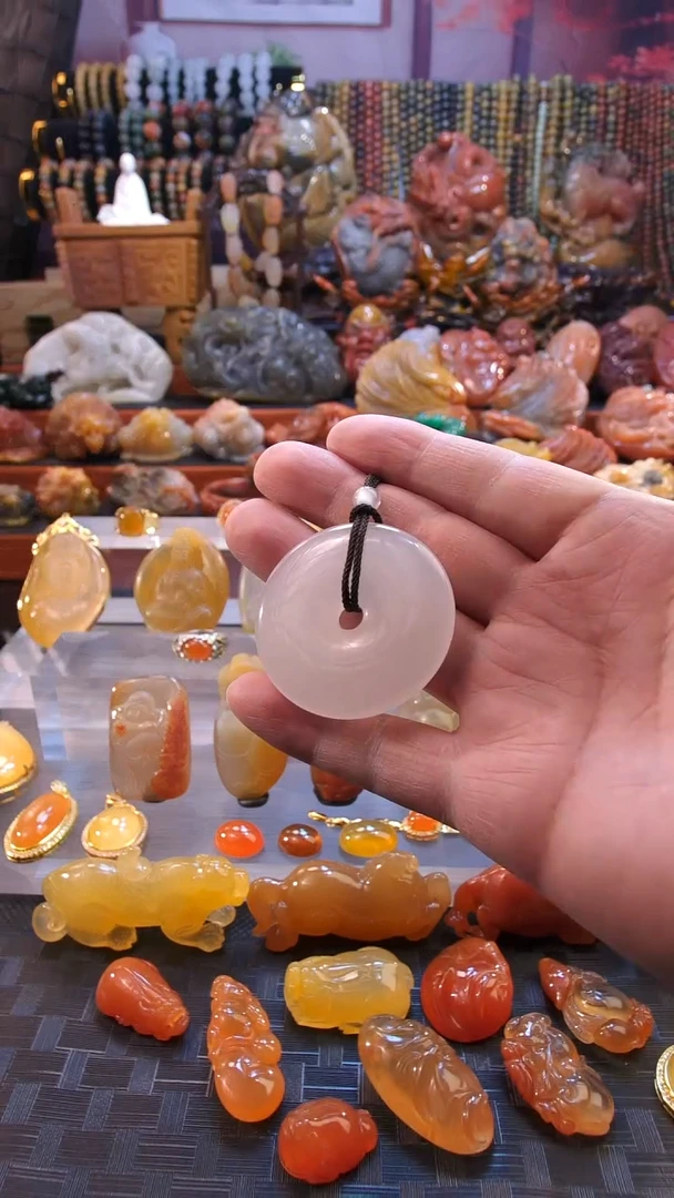 未镶嵌吊坠石英岩玉平安扣