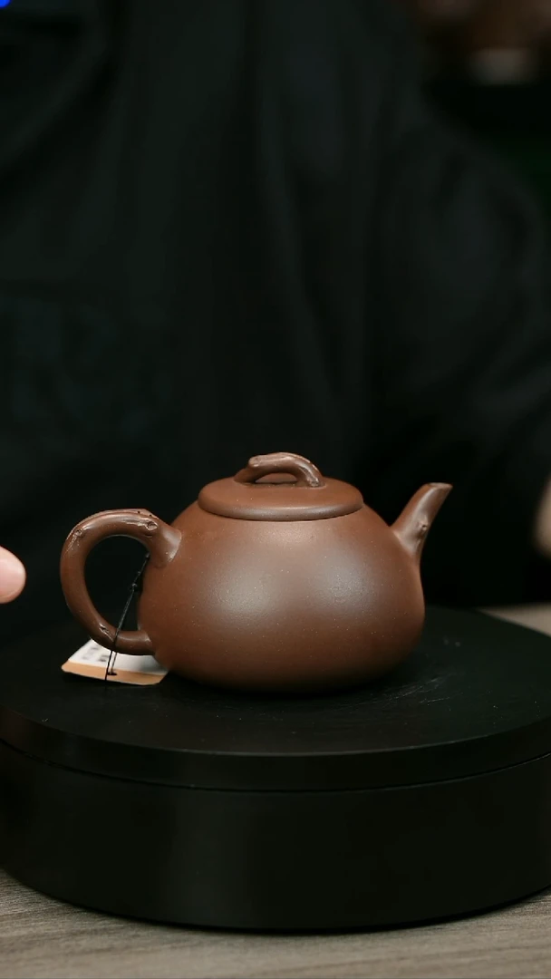 茶壶紫砂艺*H1747周卓琴底槽清树圆