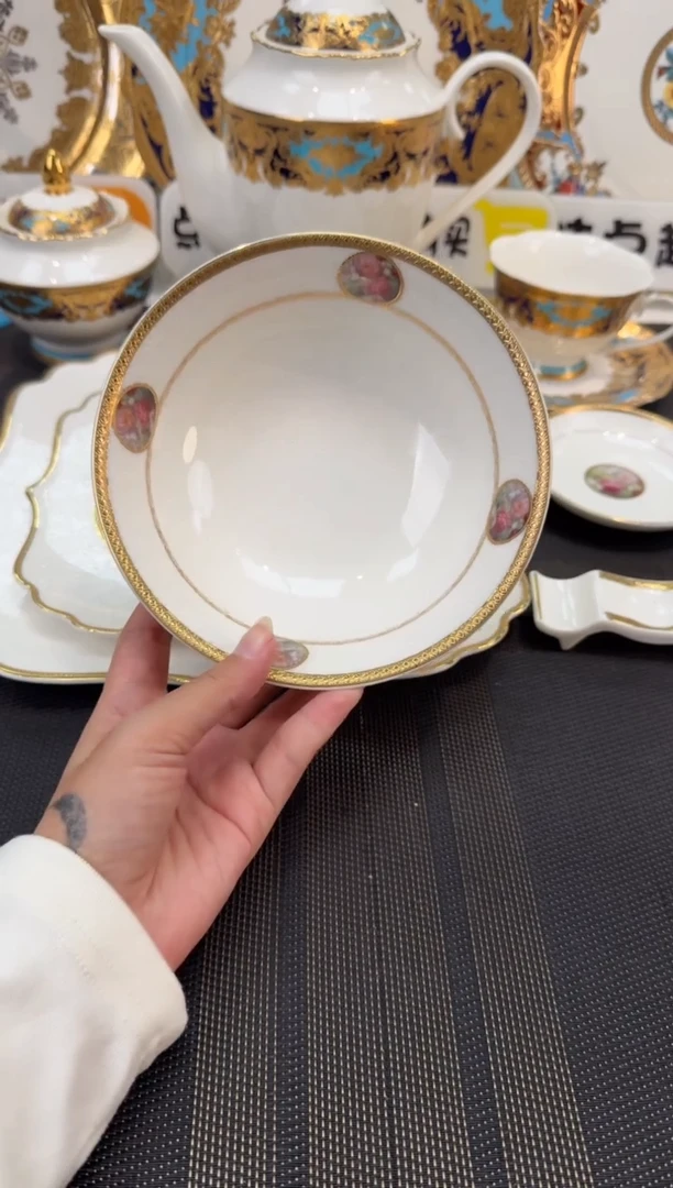 瓷片6英寸水果碗两个福利