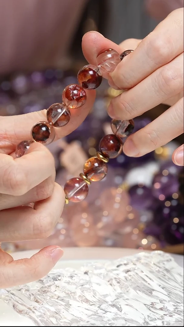 未镶嵌手串水晶红胶花手串·MM0025NOV881L158