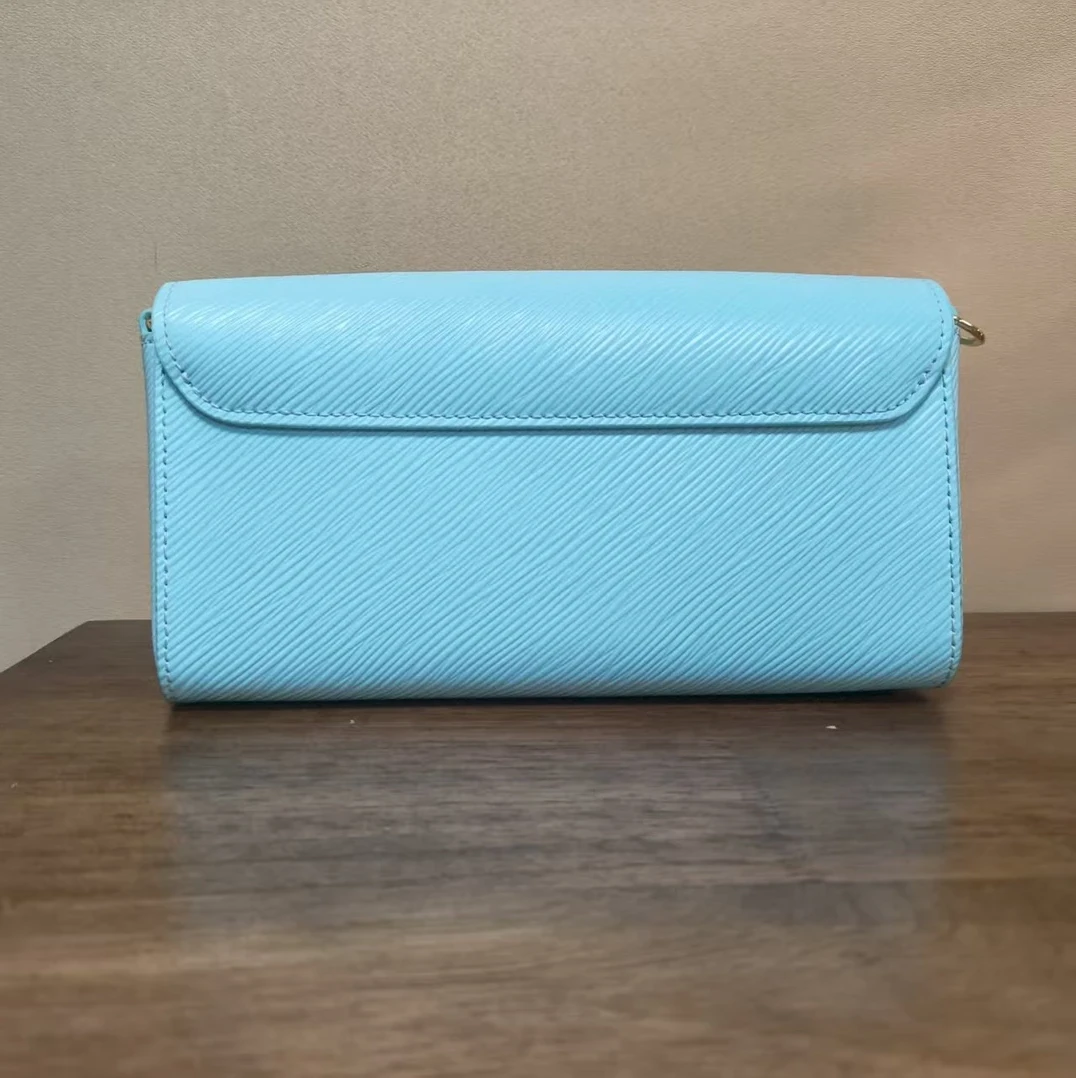 TOLEX2025新款手工时尚横扭扭百搭女包蓝色