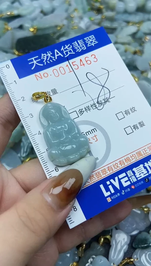 【闪购商品】翡翠颈饰未镶嵌天然A货翡翠