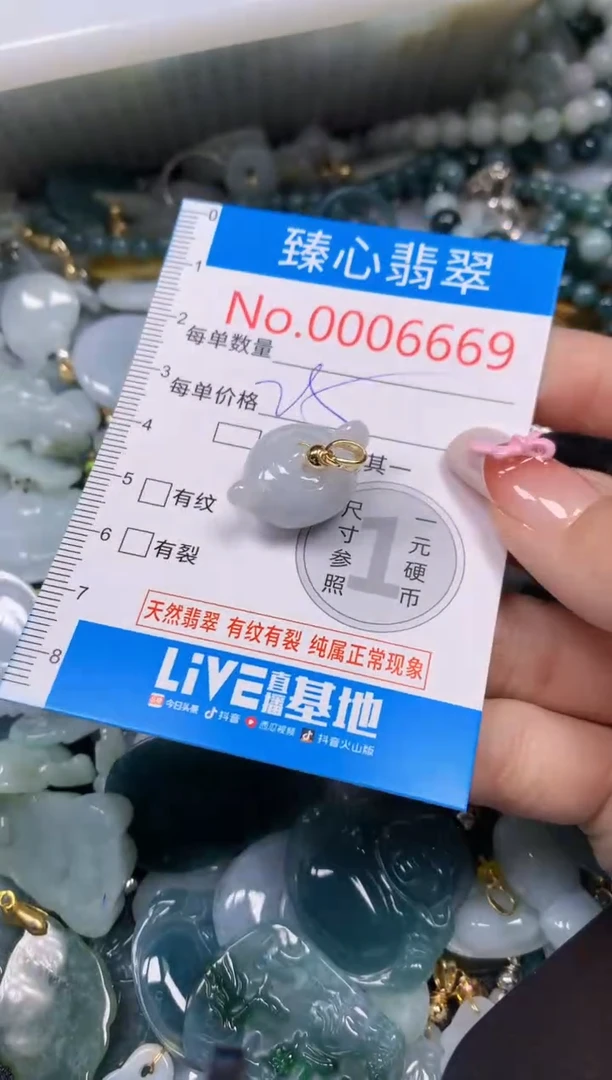 【闪购商品】翡翠颈饰未镶嵌含绳00066669