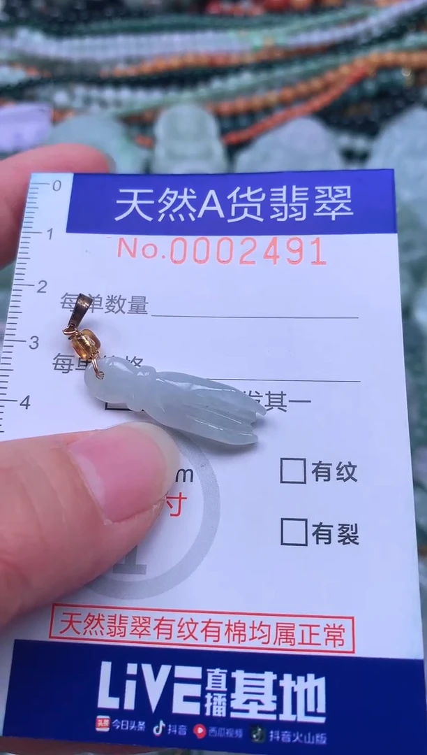 颈饰未镶嵌翡翠天然翡翠