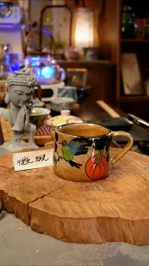 杯子南瓜手工手绘手工手绘