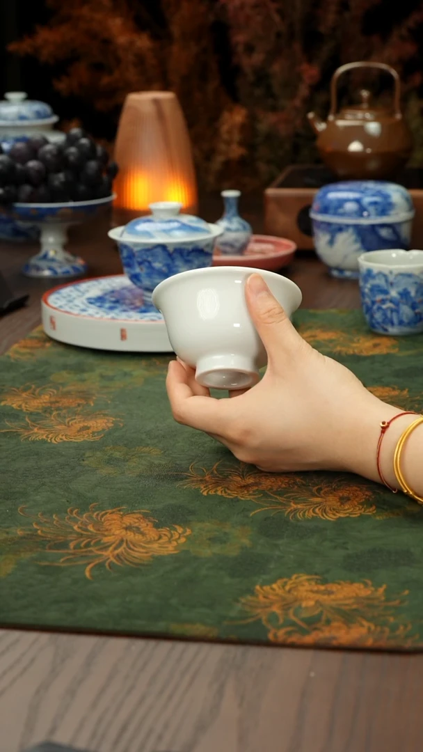 刘建锋窑甜白釉压手杯买买买买买买买买买买