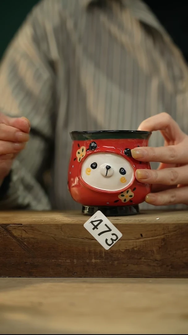 【闪购商品】瓷片手绘·杯/设计师 xudu 款