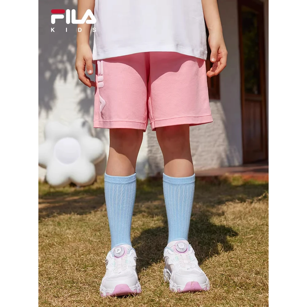 【斐乐儿童】新款夏装大小童装男童洋气时髦短裤运动舒适透气五分裤