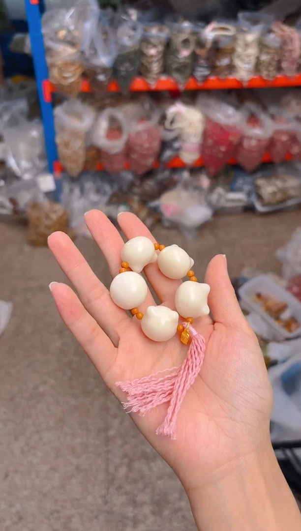 吊坠菩提根/象牙果小卡猫猫手捻