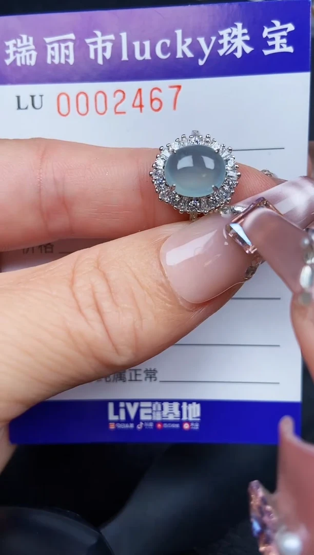 翡翠银S925镶嵌颈饰2467