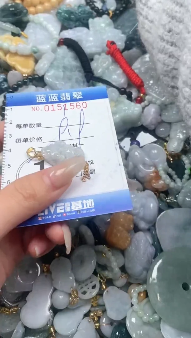 【闪购商品】翡翠颈饰未镶嵌闪购0151560多样性发其一