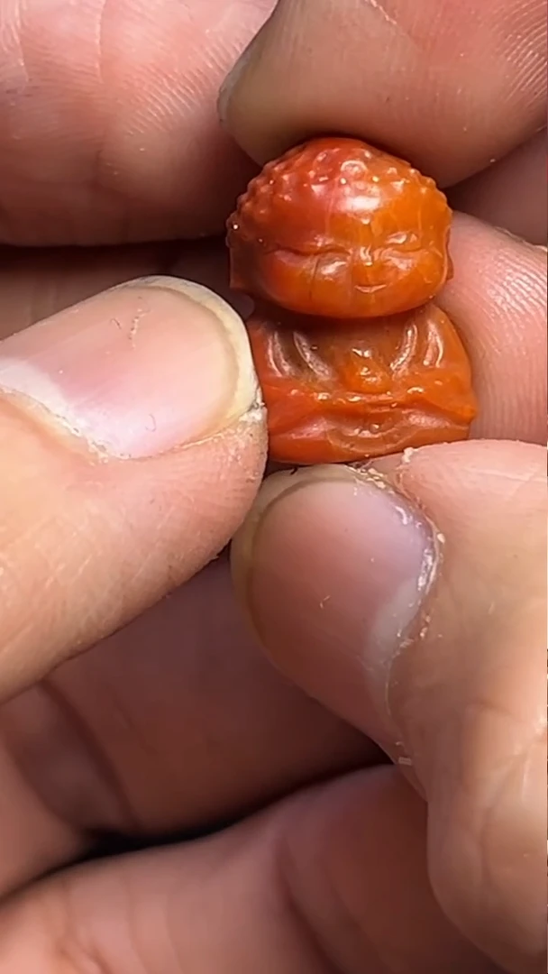 颈饰未镶嵌南红玛瑙pz1119-49约17x11mm单珠