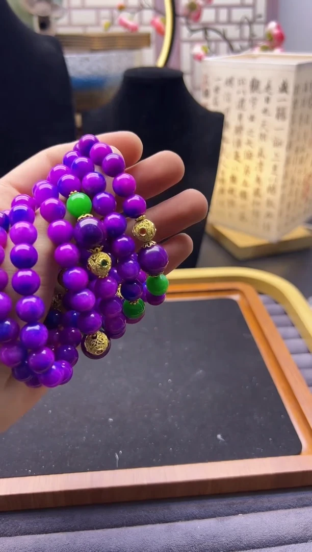 【闪购商品】苏纪石（舒俱来）手链14K金镶嵌S148