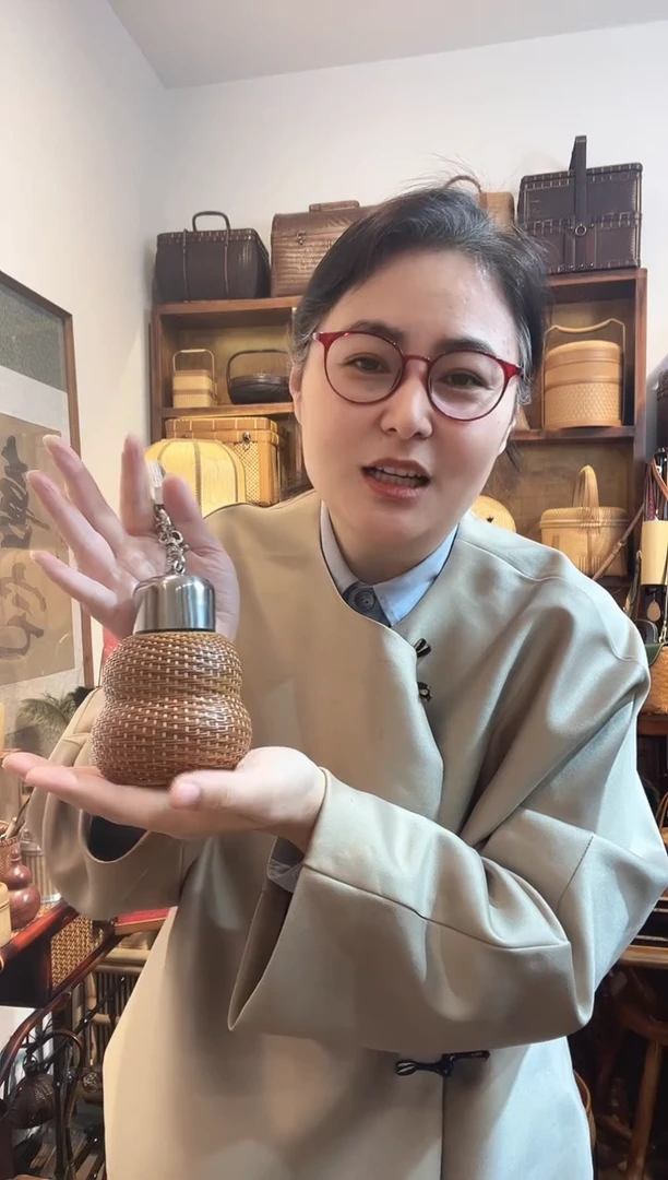 老藤丝葫芦钛保温杯