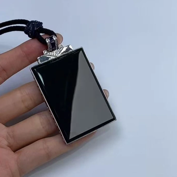 311719/和田玉无事牌挂件   多样性一件发